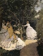 Claude Monet Women in the Garden oil painting picture wholesale